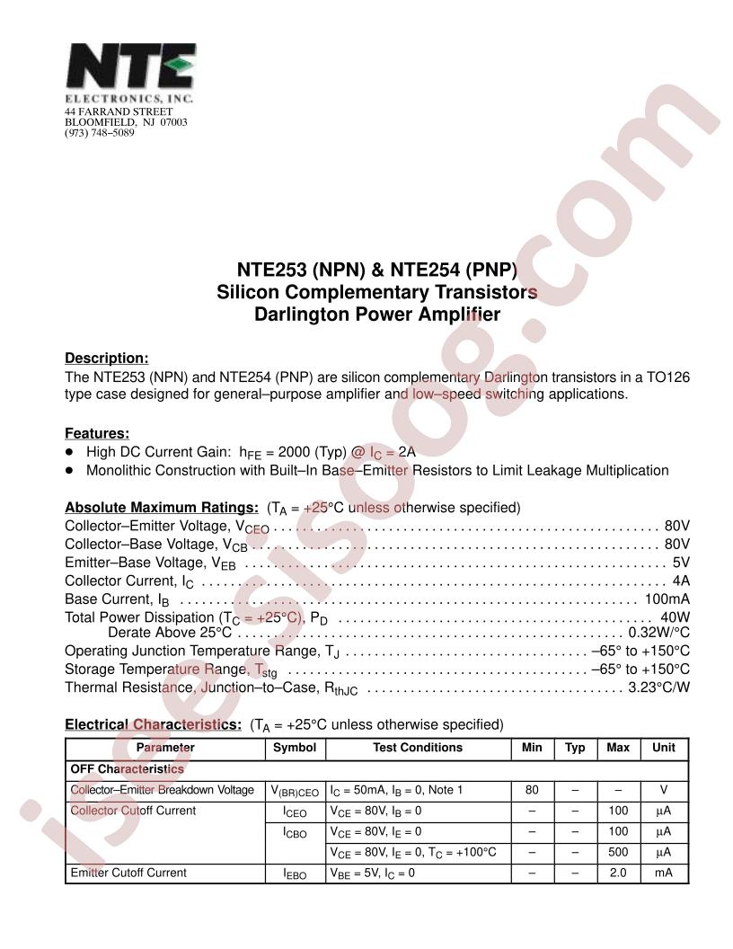 NTE253