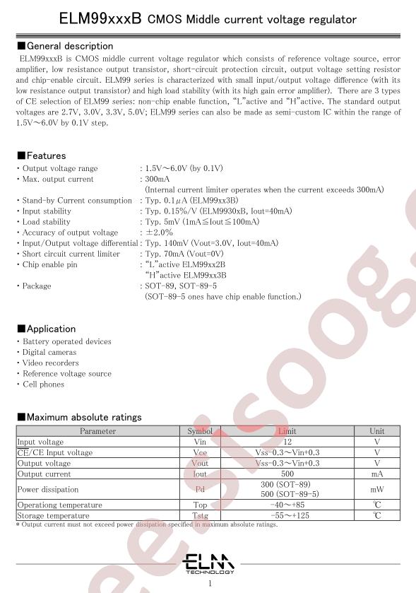 ELM99303B-N