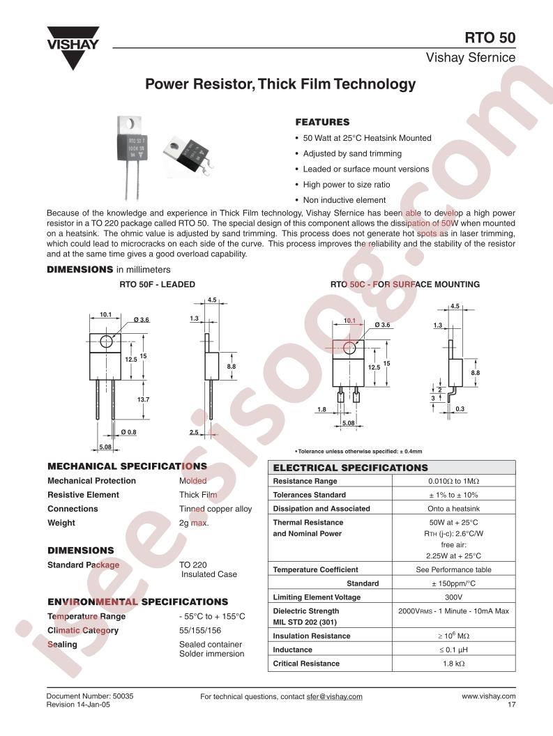 RTO50F100K