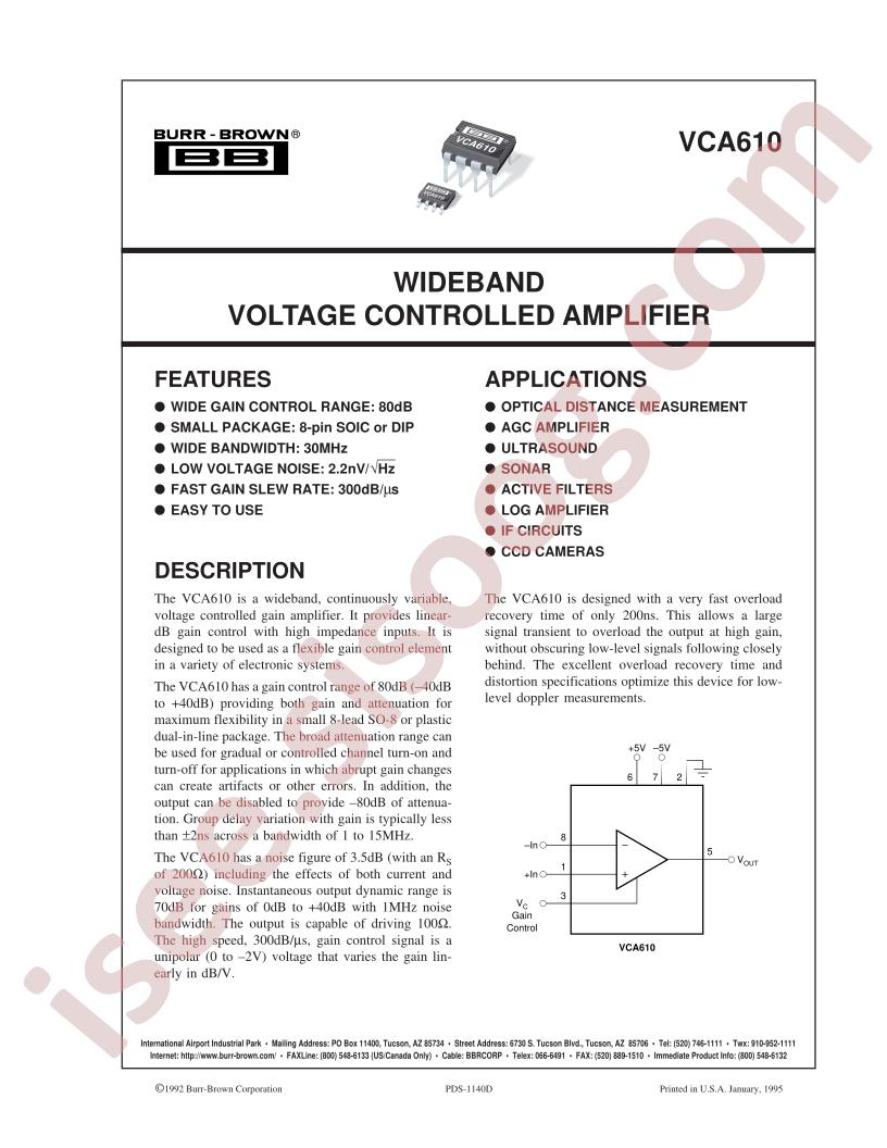 VCA610