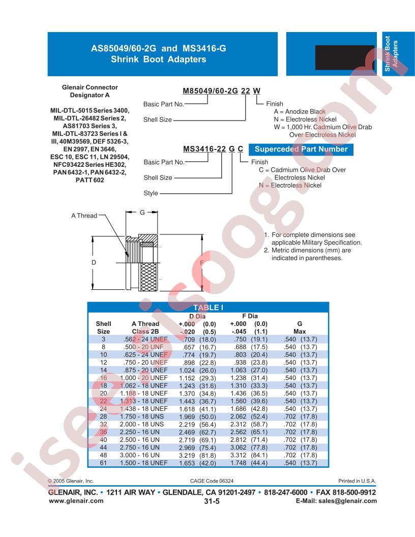 M85049-60-2G03W