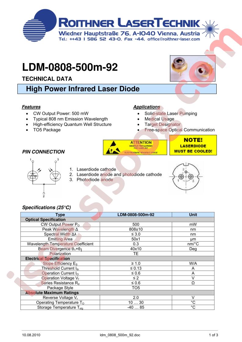 LDM-0808-500M-92