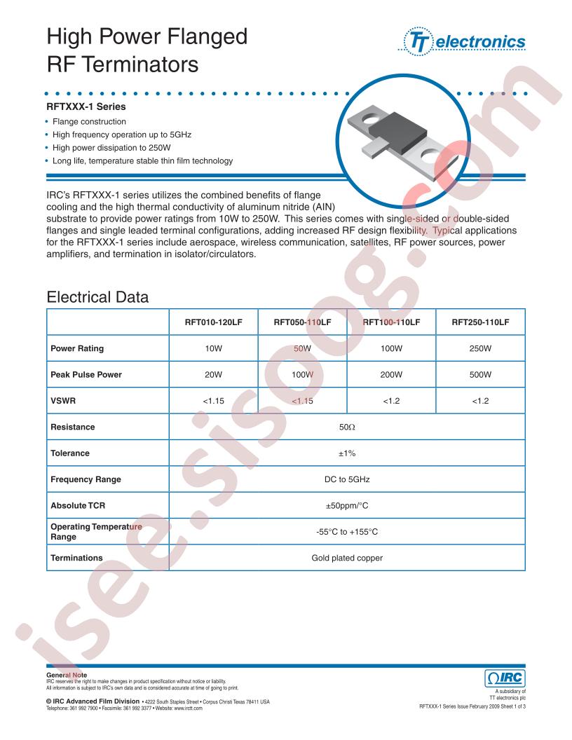 HFR-RFT010110-C50OHMFZ00