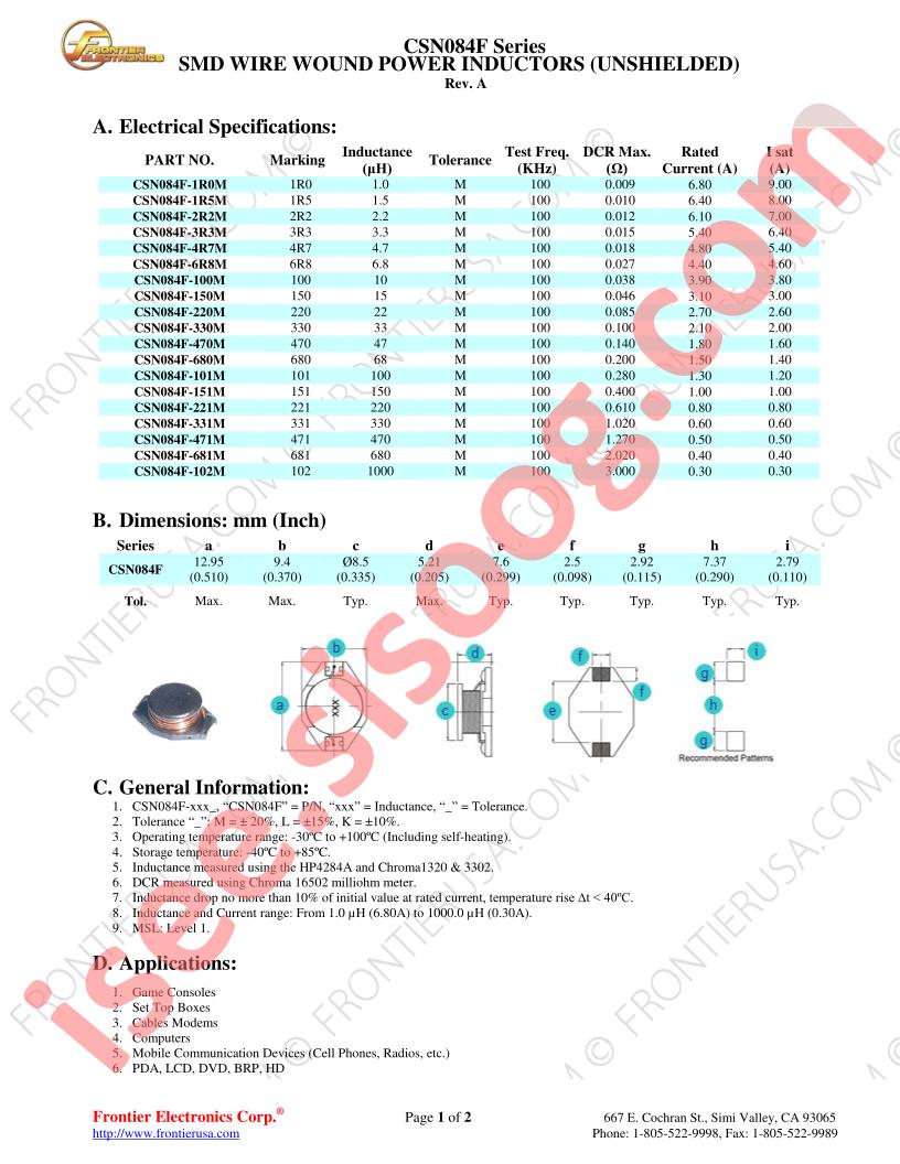 CSN084F-1R0M