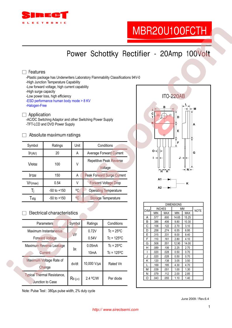 MBR20U100FCTH