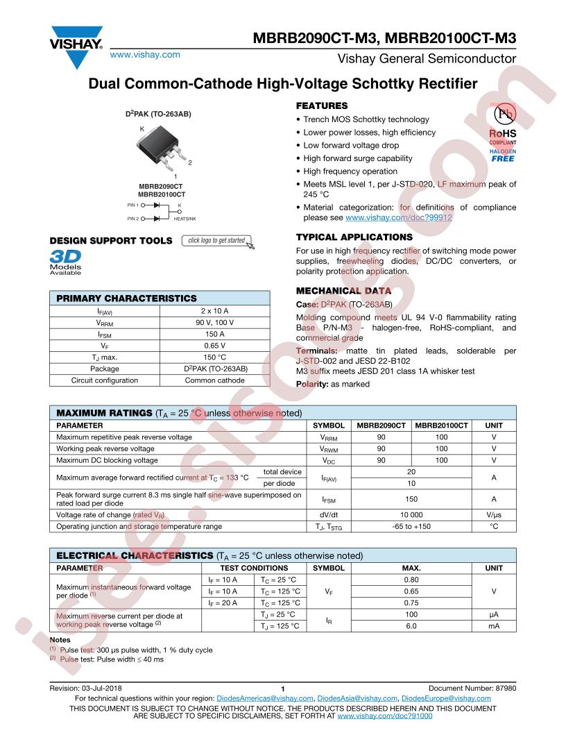 MBRB2090CT-M3