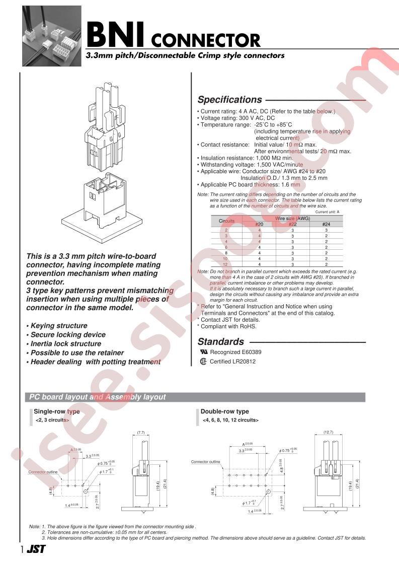 B12B-BNISK-A-1W