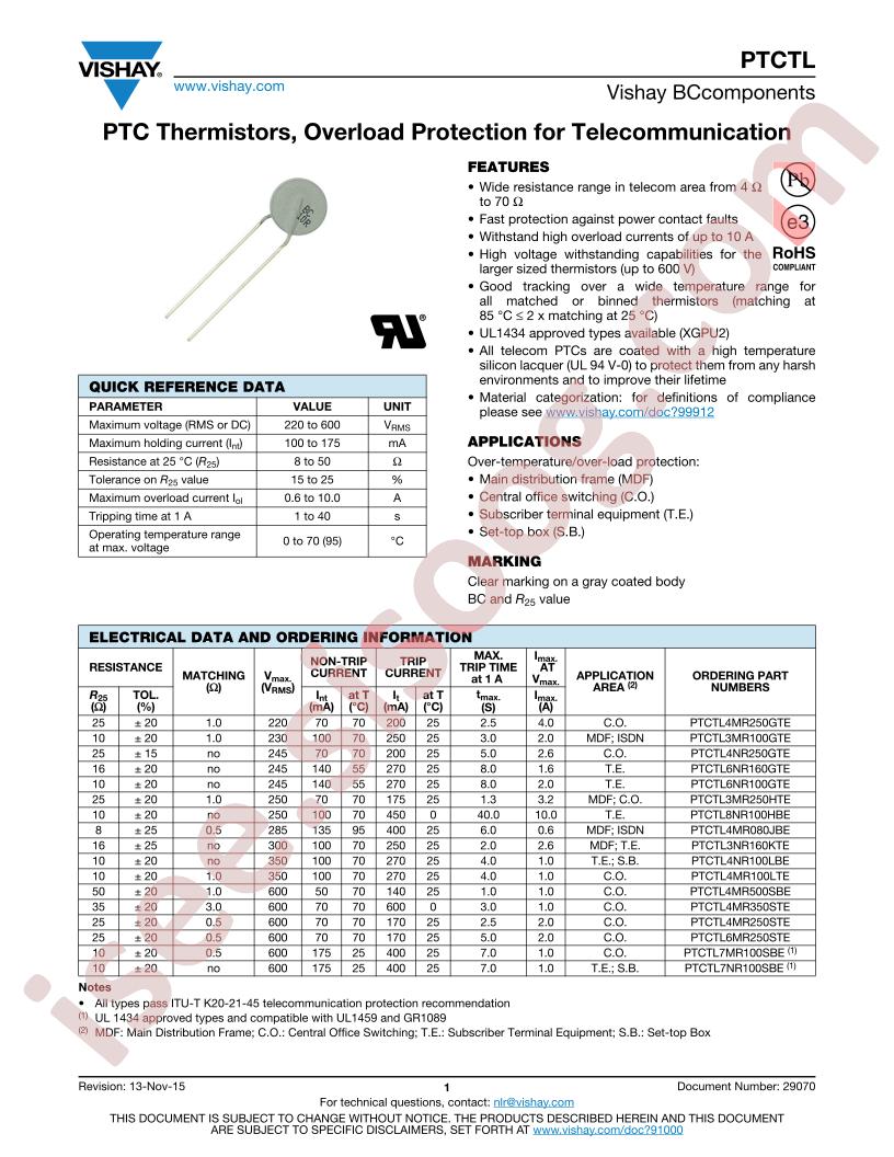 PTCTL3MR100GTE