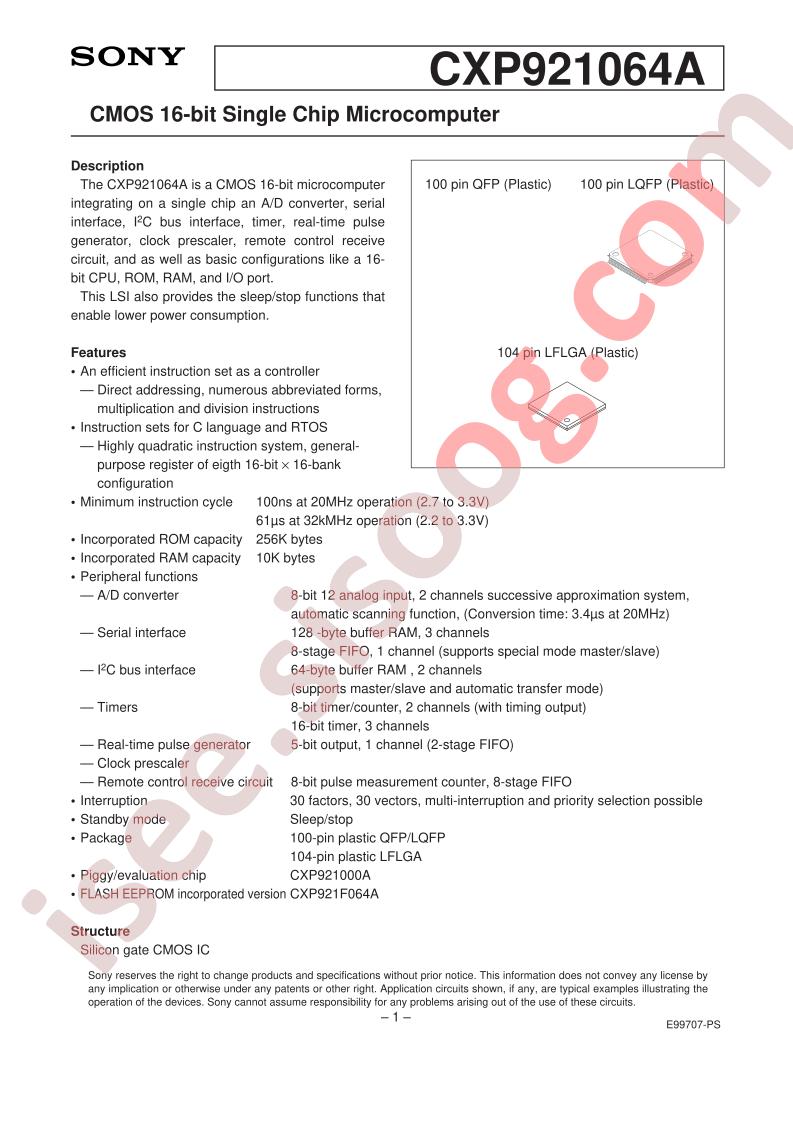 CXP921064A