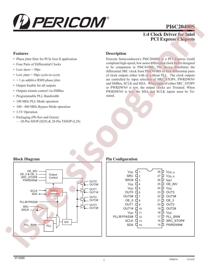 PI6C20400S