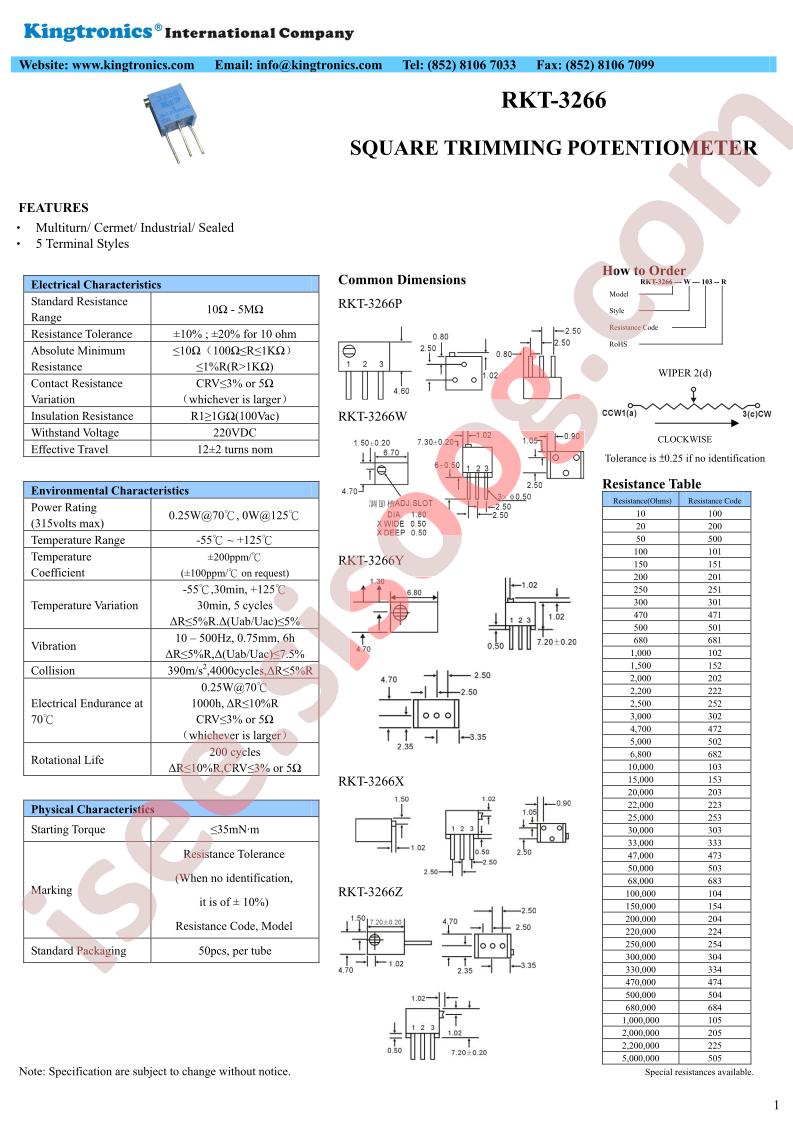 RKT-3266