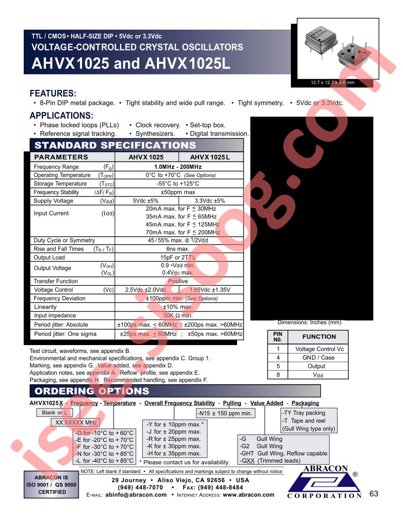 AHVX1025