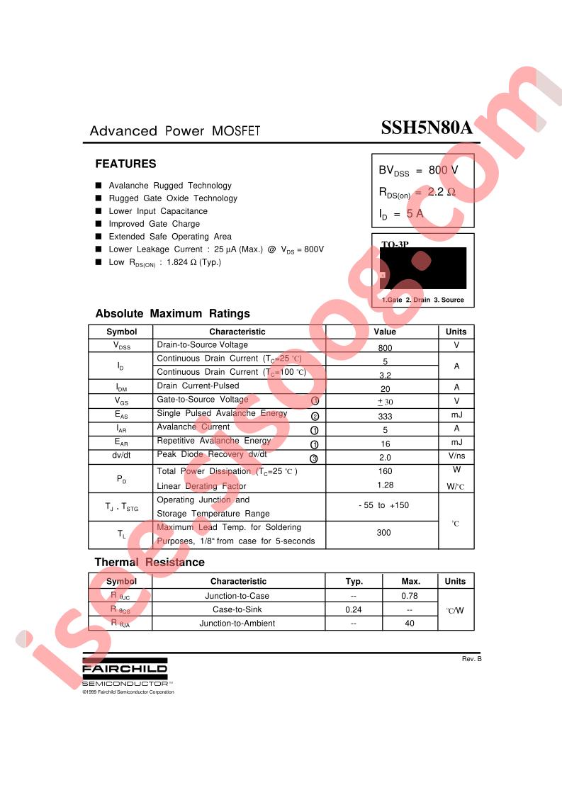SSH5N80A