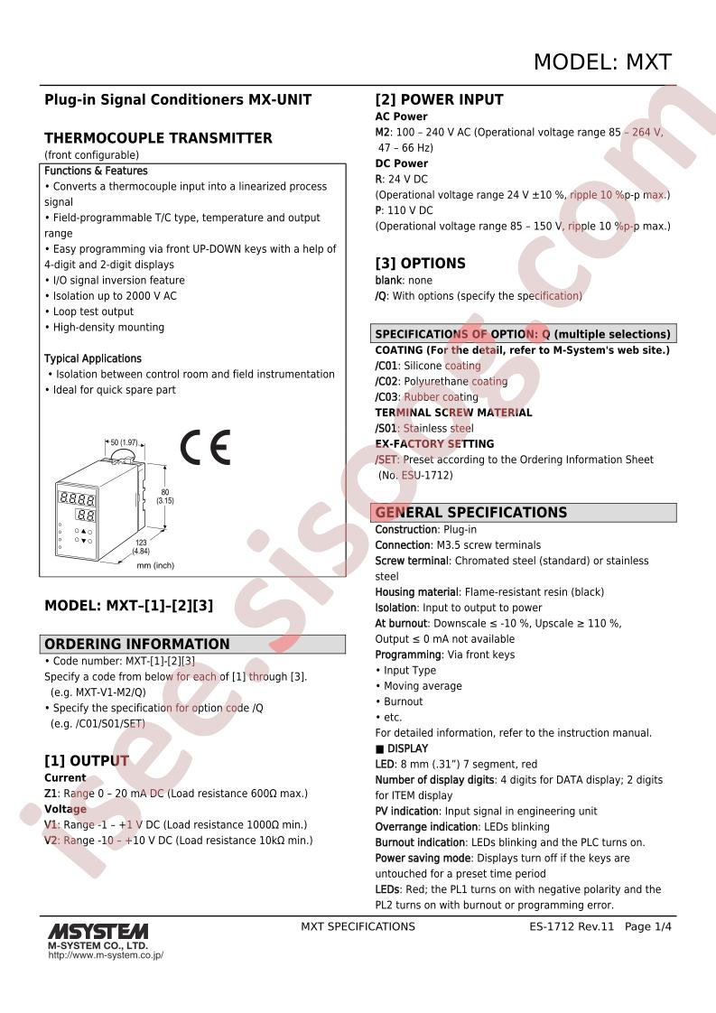 MXT-V1-P