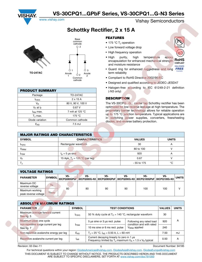 30CPQ100G-N3