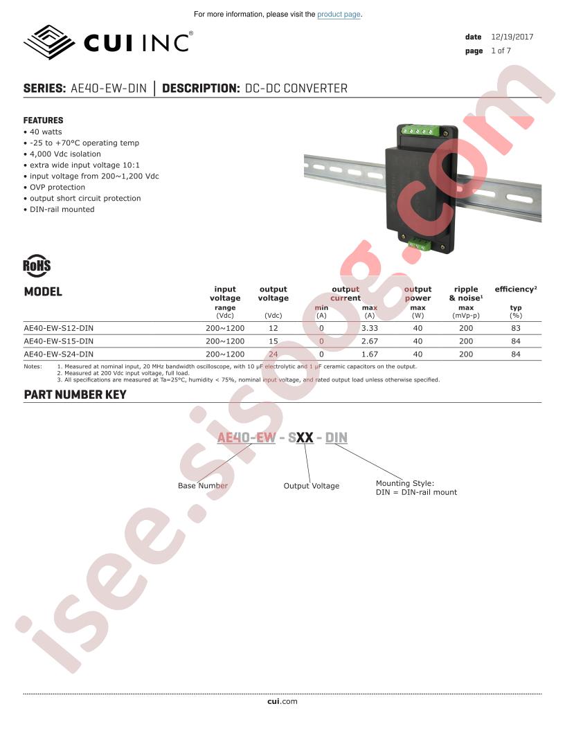 AE40-EW-S15-DIN