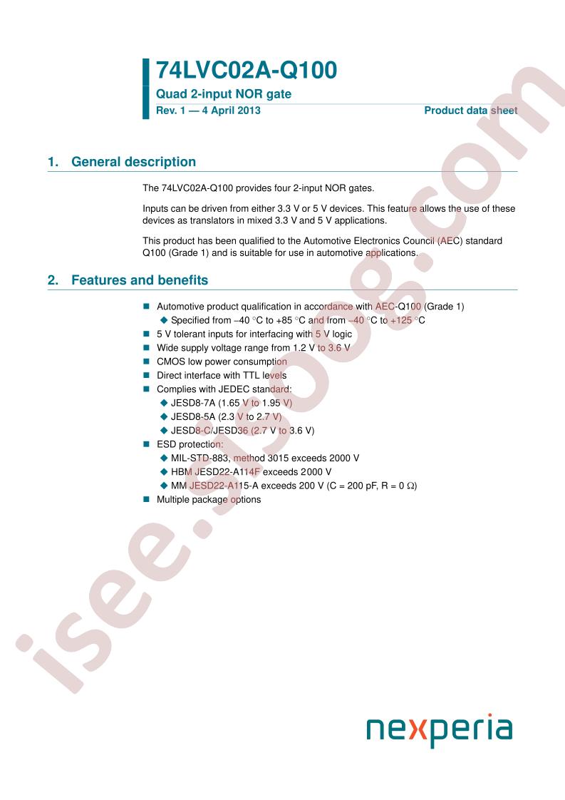74LVC02ABQ-Q100