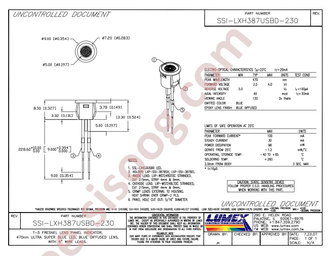 SSI-LXH387USBD-230