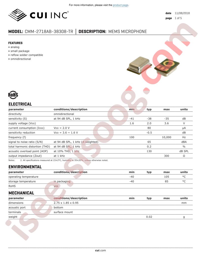 CMM-2718AB-38308-TR