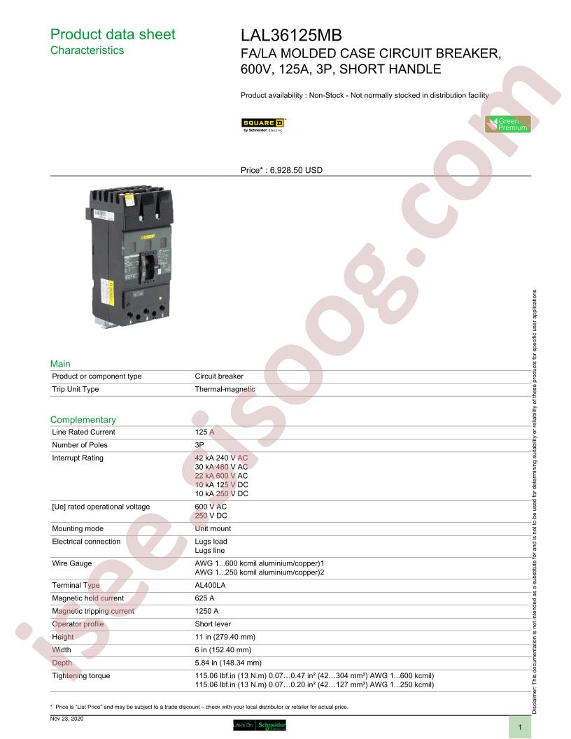 LAL36125MB