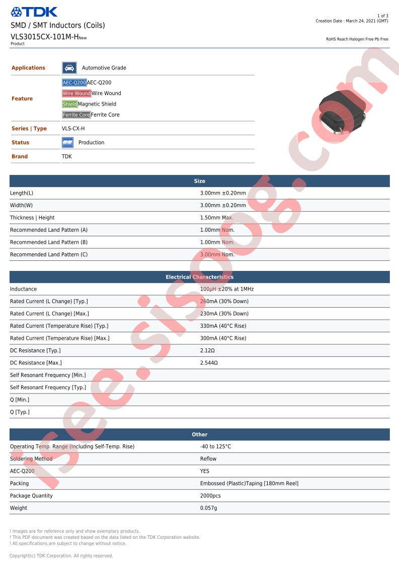 VLS3015CX-101M-H