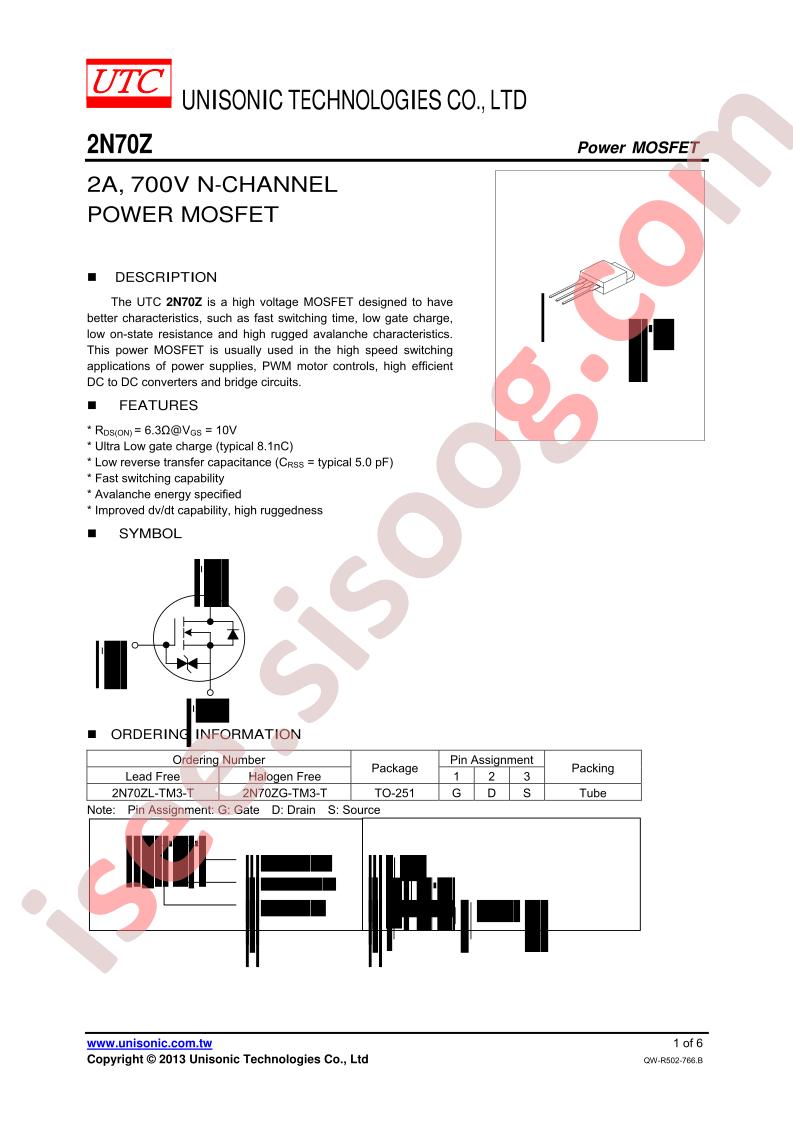 2N70ZG-TM3-T