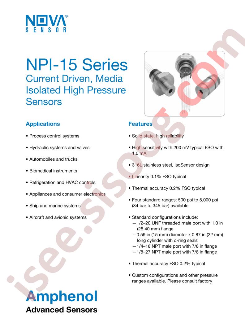 NPI-15A-352-S-H