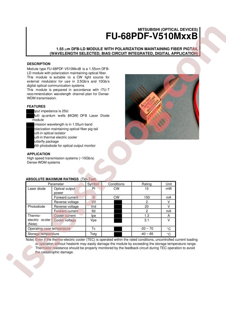 FU-68PDF-510M10B