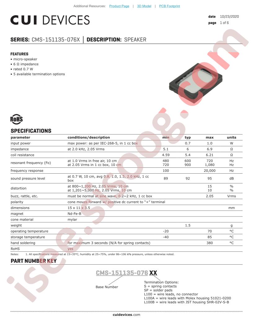 CMS-151135-076L100B