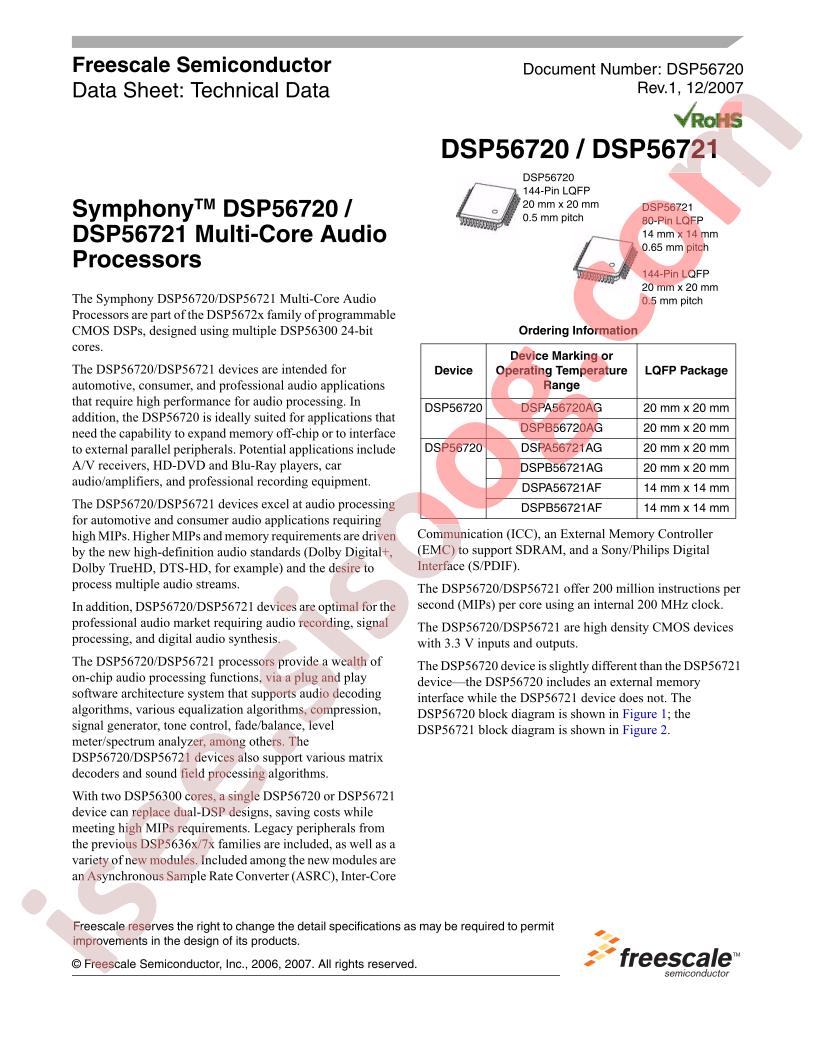 DSPA56721AF