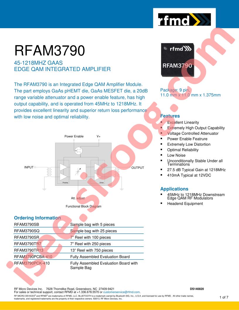 RFAM3790PCK-410