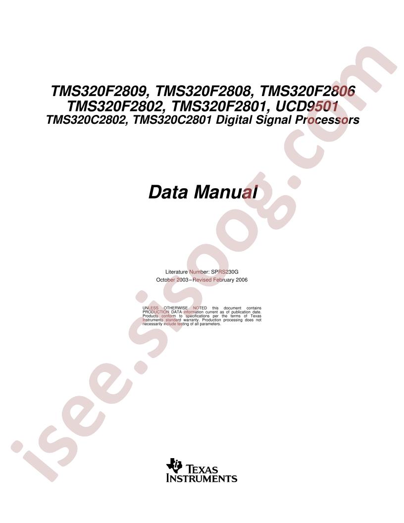 TMS320C2801ZGMA