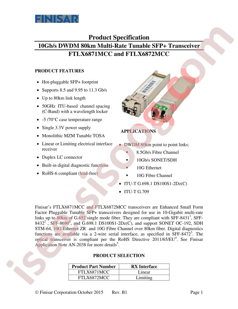 FTLX6872MCC