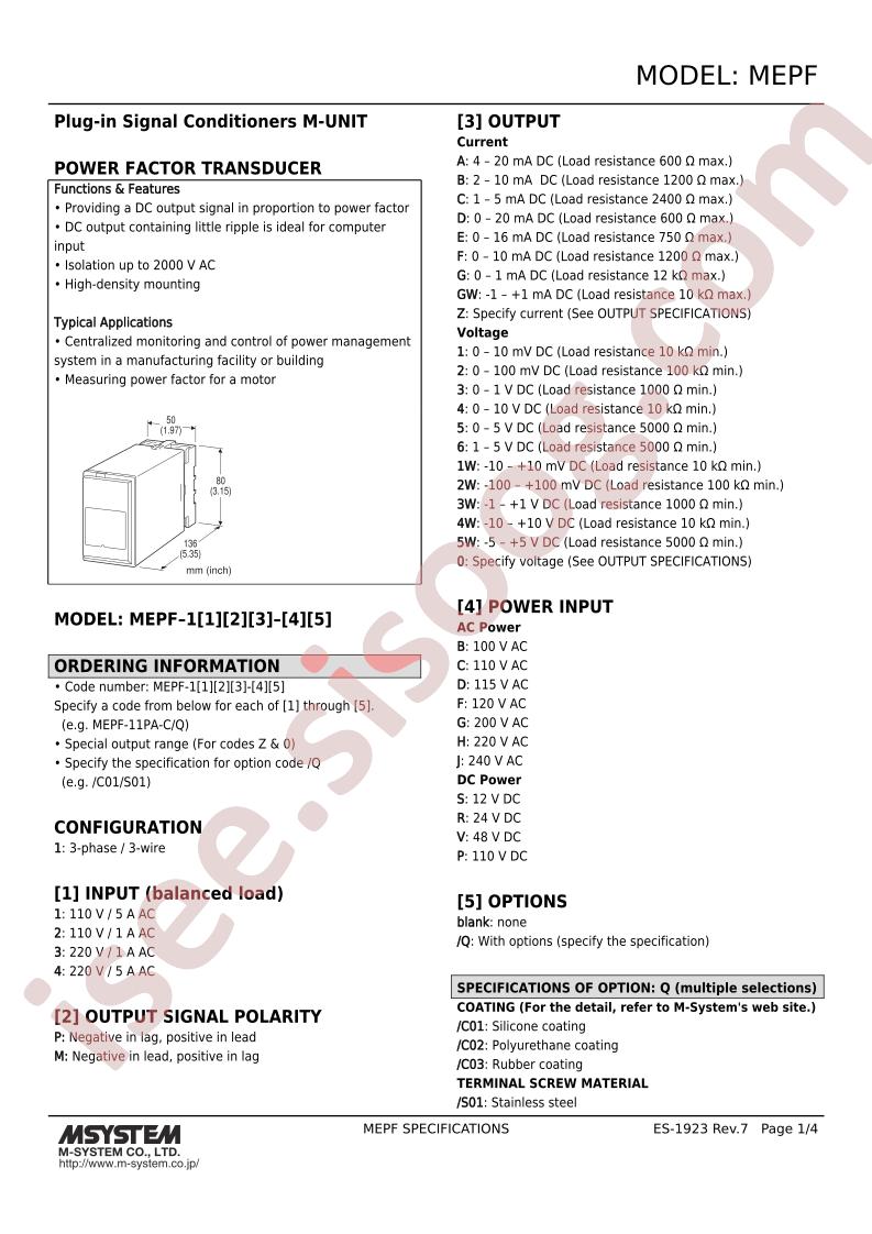 MEPF-14M4-S