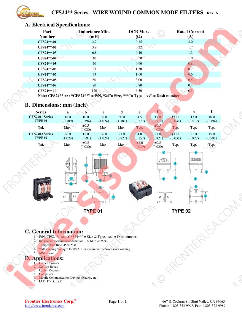 CFS2401-03