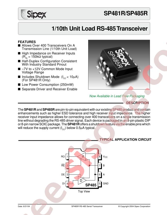 SP485RCP