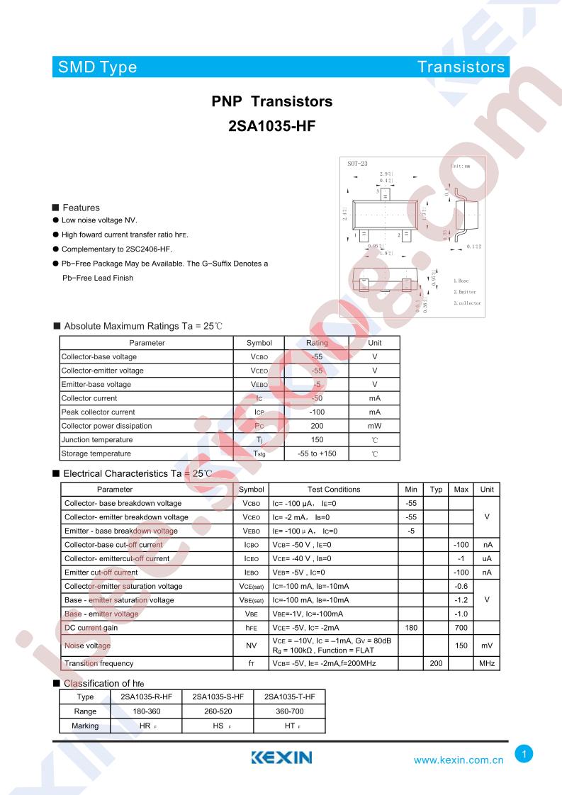 2SA1035-T-HF