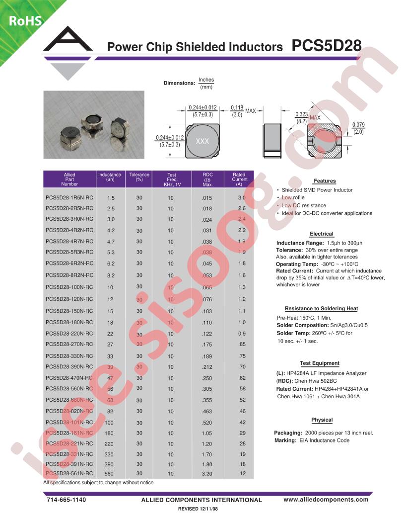 PCS5D28-331N-RC