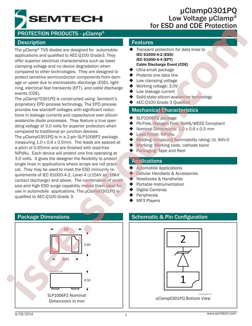 UCLAMP0301PQ