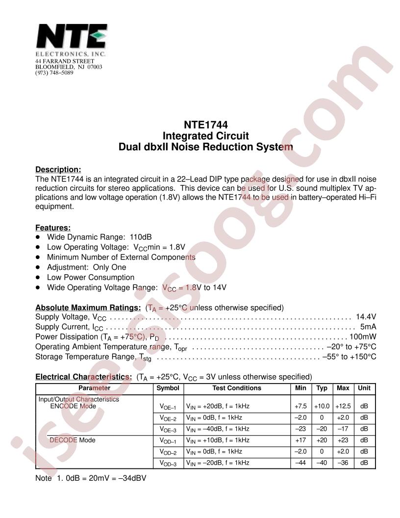 NTE1744