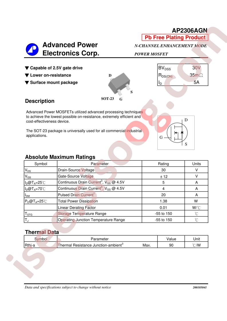 AP2306AGN