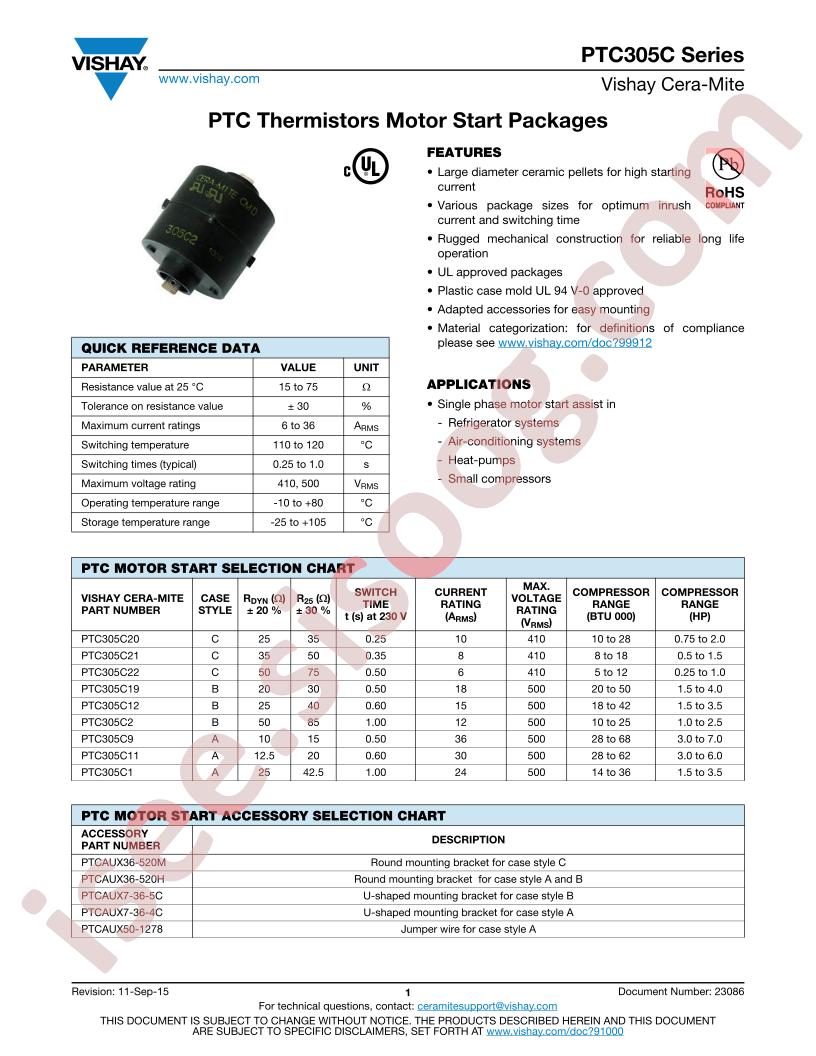 PTC305C