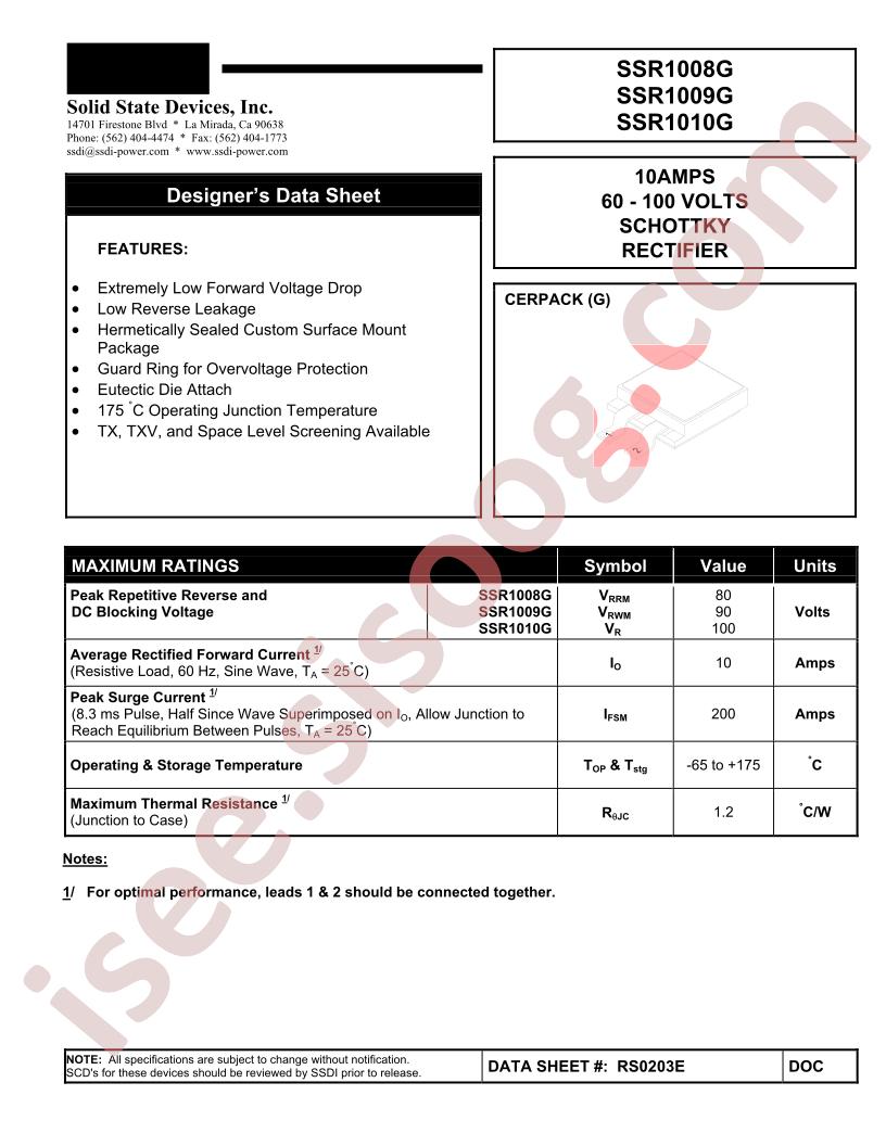 SSR1008G