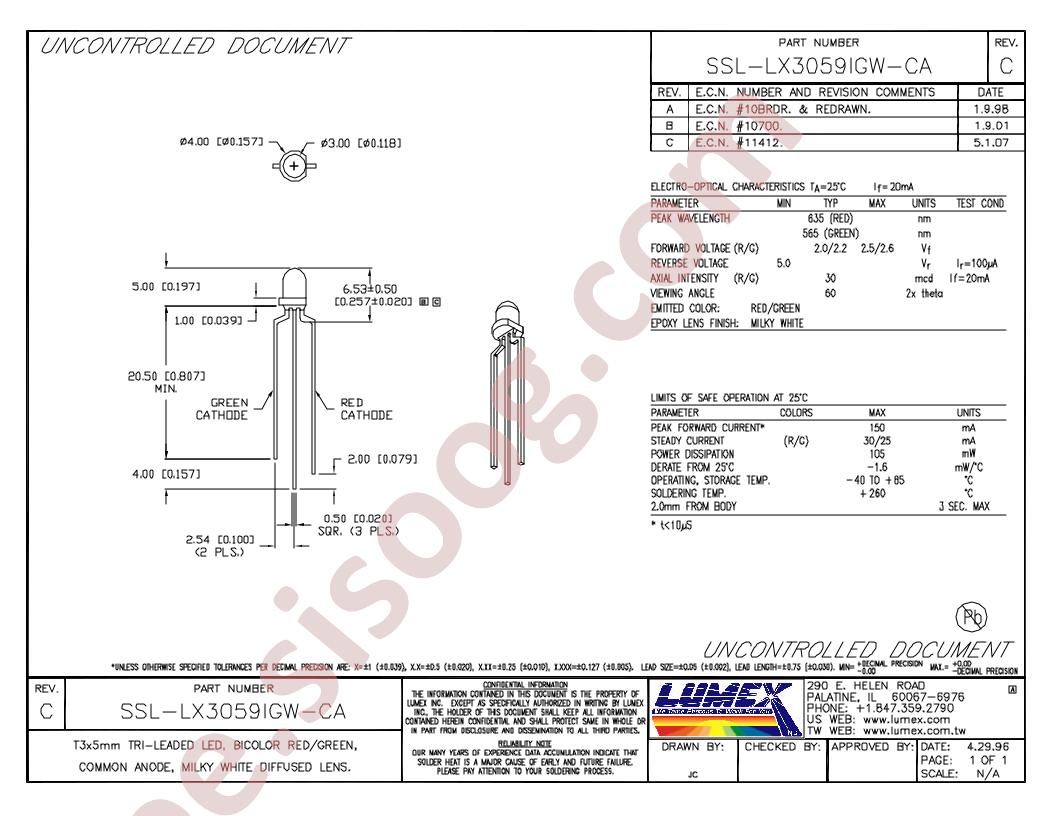 SSL-LX3059IGW-CA