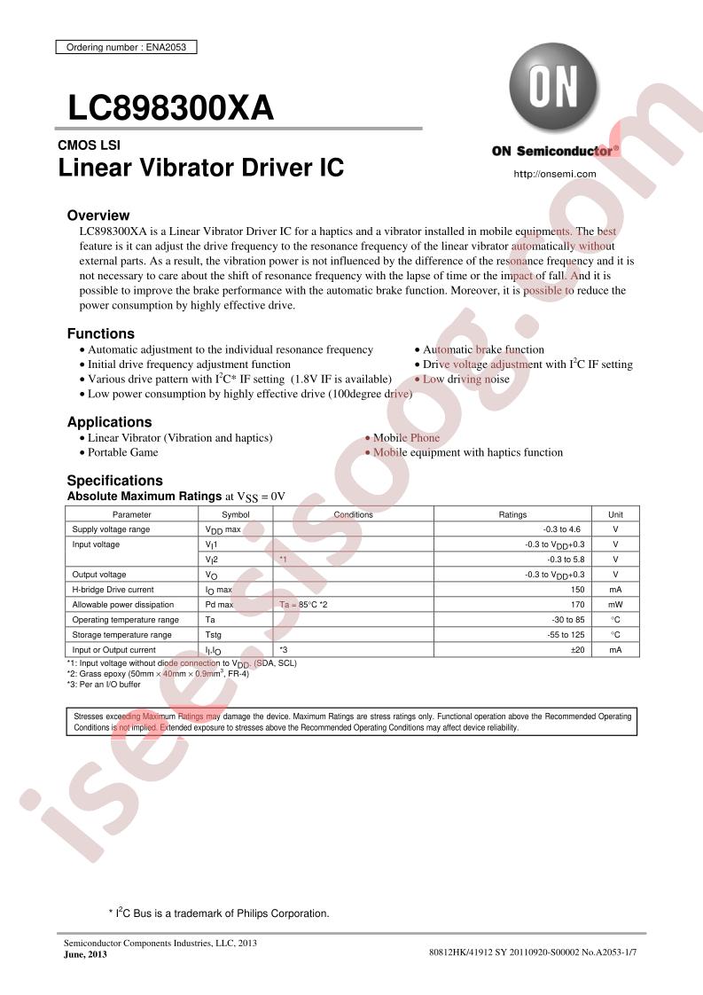 LC898300XA