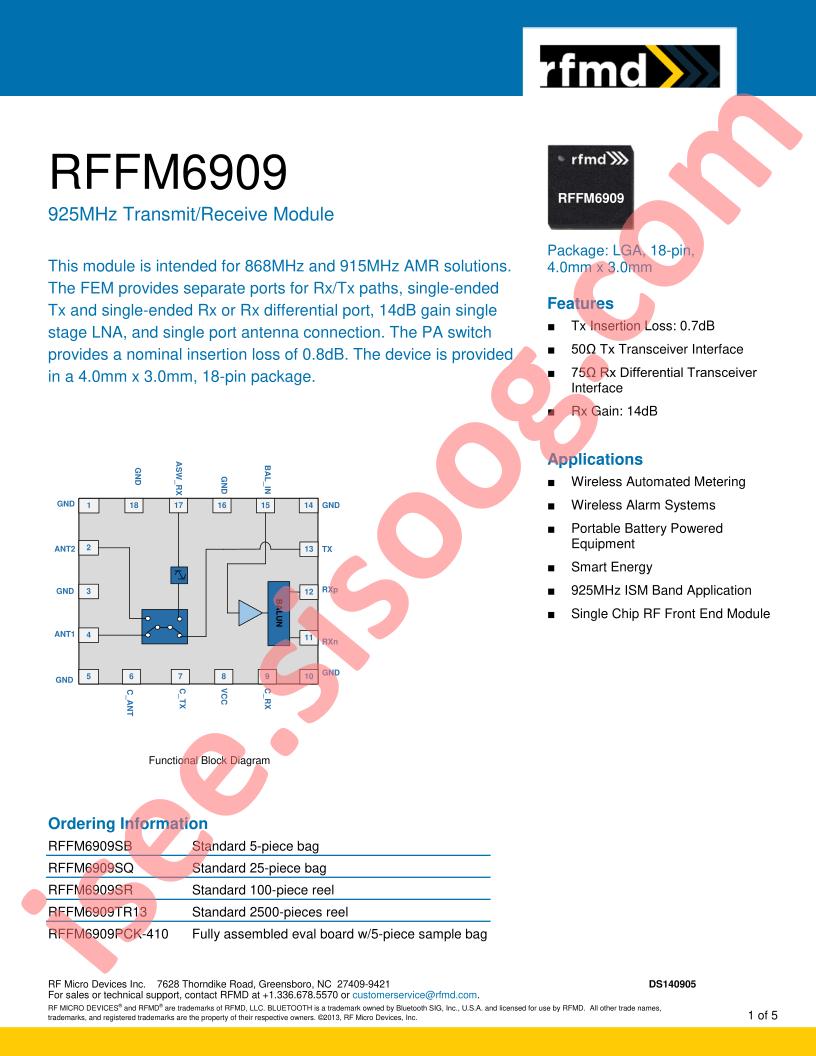 RFFM6909