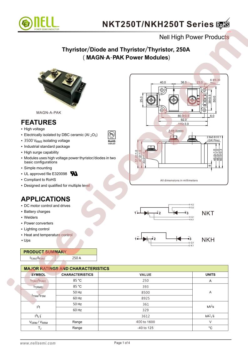 NKT250T04