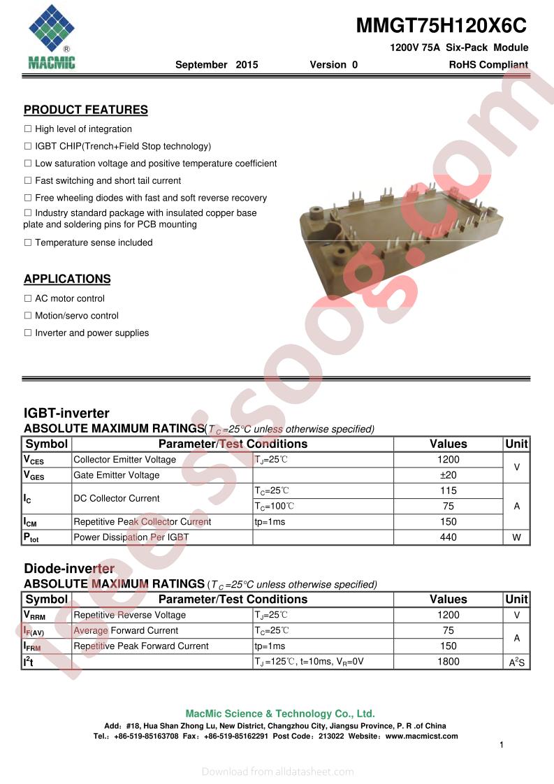 MMGT75H120X6C