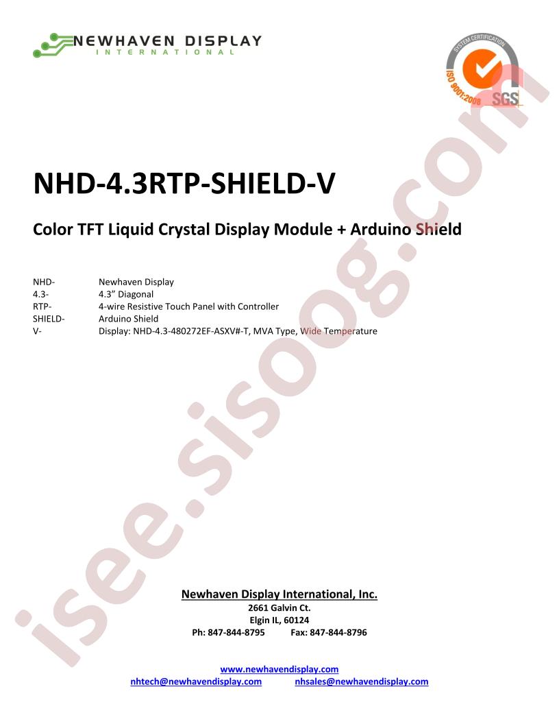 NHD-4.3RTP-SHIELD-V