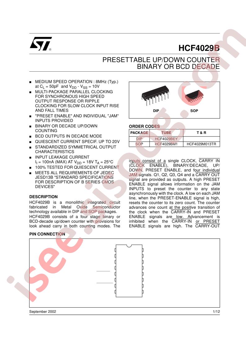 HCF4029BM1
